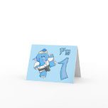 Elephant Karate 1st Birthday cards