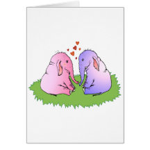 Elephant Love Card