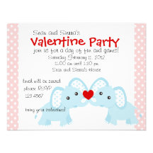 Elephant Love Personalized Announcements