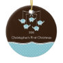 Elephant Mobile Baby's First Christmas Ornament