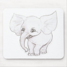Elephant Mouse Mat