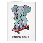 Elephant on Skateboard 3