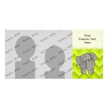 Elephant. Personalized Photo Card