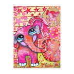 Elephant`s Baby Post Card