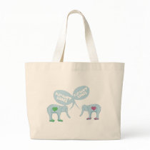 Elephant Shoes Tote Bags