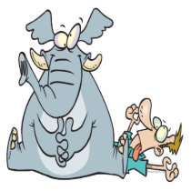 elephant sitting on my chest cut outs