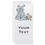 elephant sitting on my chest rack cards