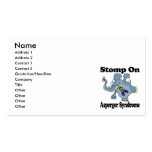 Elephant Stomp On Asperger Syndrome Business Card