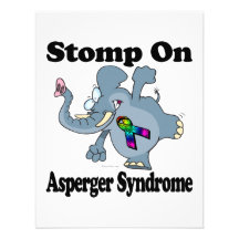 Elephant Stomp On Asperger Syndrome Custom Invite