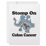 Elephant Stomp On Colon Cancer invitations