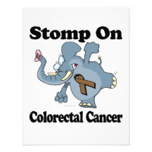 Elephant Stomp On Colourectal Cancer Personalized Invites