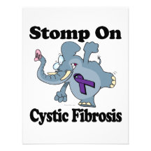 Elephant Stomp On Cystic Fibrosis Custom Invite