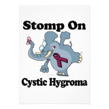 Elephant Stomp On Cystic Hygroma Personalized Invites