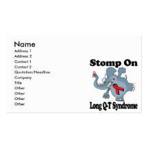 Elephant Stomp On Long Q-T Syndrome Business Cards