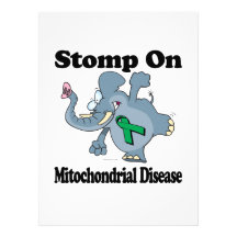 Elephant Stomp On Mitochondrial Disease Personalized Invite