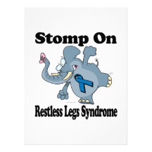 Elephant Stomp On Restless Legs Syndrome Personalized Invitation