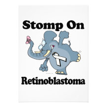 Elephant Stomp On Retinoblastoma Invitations