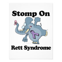Elephant Stomp On Rett Syndrome Personalized Invites
