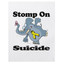 Elephant Stomp On Suicide Flyer Design