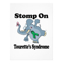Elephant Stomp On Tourettes Syndrome Invitations