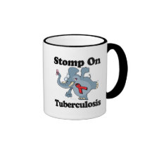 Elephant Stomp On Tuberculosis Coffee Mugs