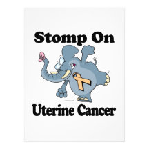 Elephant Stomp On Uterine Cancer Invite