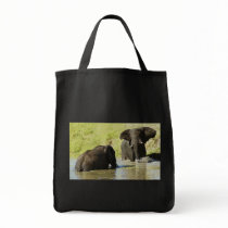 Elephant swimming (african elephant) bag