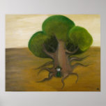 Elephant Tree, and Faun Poster
