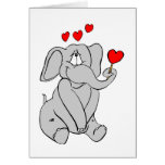 Elephant Valentine Card