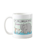 elephant veterinarian nervous twitch hindu mugs