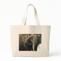 "Elephant" Wildlife Animal Watercolor Bags