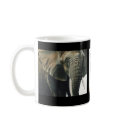 Elephant, Zebra & Giraffe Wildlife Watercolor mugs