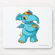 Elephante Blue mousepads