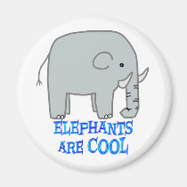 Elephants are COOL magnets