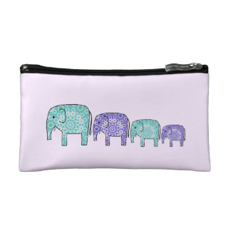 elephant cosmetic bag