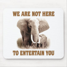 Elephants Deserve Respect Mouse Mat