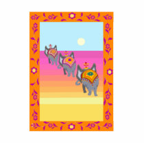 elephants in the dessert