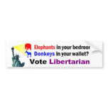 Elephants In Your Bedroom Bumper Sticker