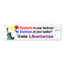 Elephants In Your Bedroom Bumper Sticker