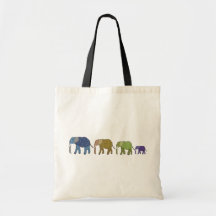 Elephants Never Forget Tote Bags