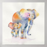 Elephants Print