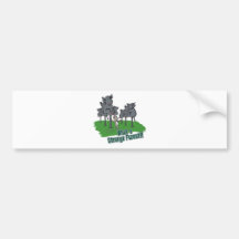 elephants scared of mouse funny forest vector cart bumper stickers