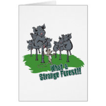 elephants scared of mouse funny forest vector cart card