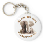 Elephats Deserve Respect keychains