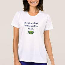 Elevation chart, schmelevation chart. tshirts