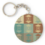 Elevator Pop Art keychains