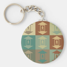 Elevator Pop Art Keychains