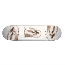 Elf Dancing Custom Skateboard