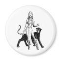 elf girl with panther magnets