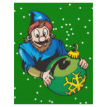 Elf Holding Christmas Ornament flyers
